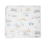 Ali+Oli Bamboo Muslin Swaddle Blanket (Automobile) - Flying Ryno
