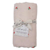 Ali+Oli Bamboo Muslin Swaddle Blanket (Cherry) - Flying Ryno