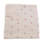 Ali+Oli Bamboo Muslin Swaddle Blanket (Cherry) - Flying Ryno