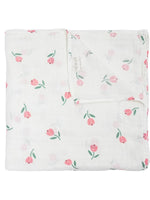 Ali+Oli Bamboo Muslin Swaddle Blanket (Tulip) - Flying Ryno