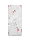 Ali+Oli Bamboo Muslin Swaddle Blanket (Tulip) - Flying Ryno