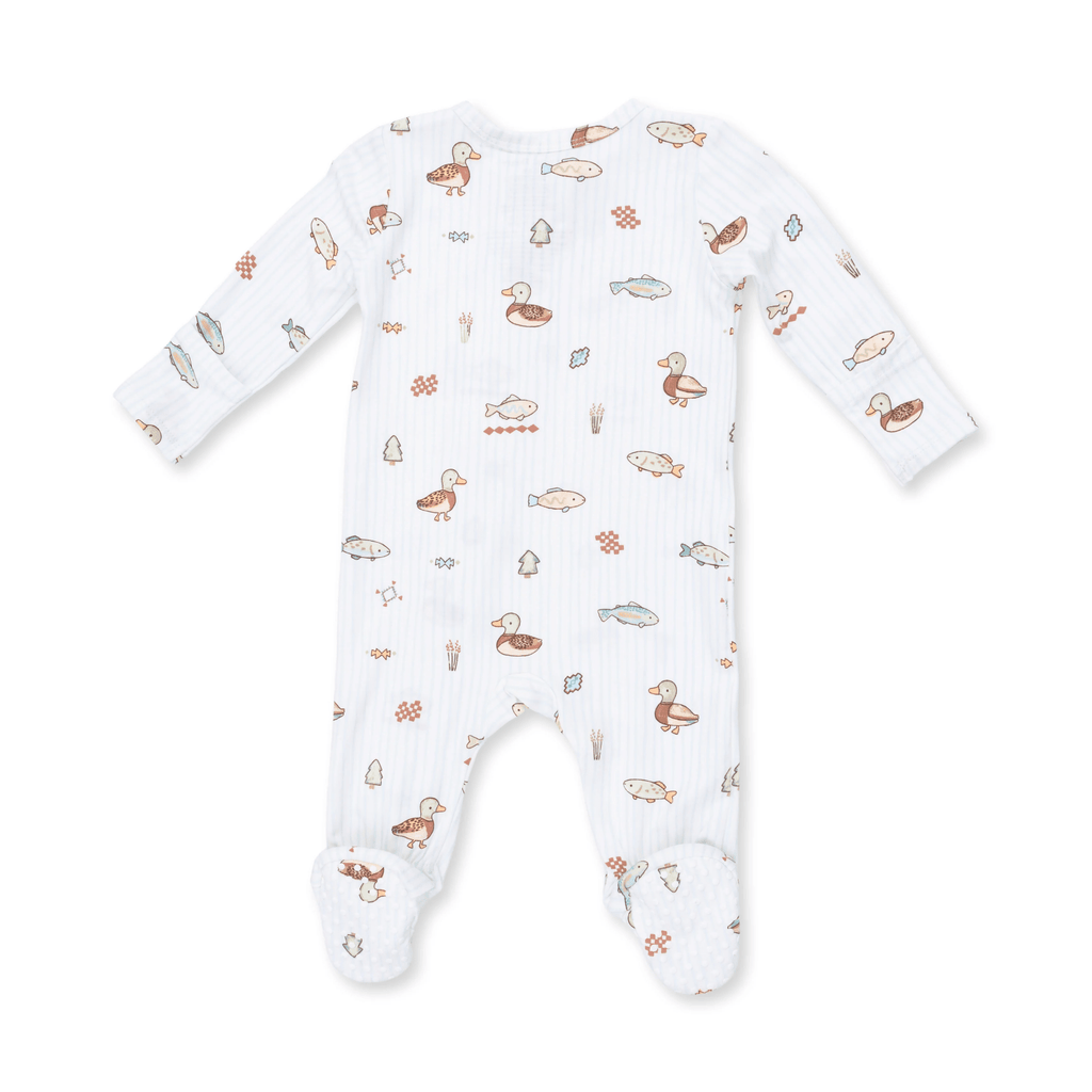 Angel Dear 2 Way Zipper Footie, Lake Cuties - Flying Ryno