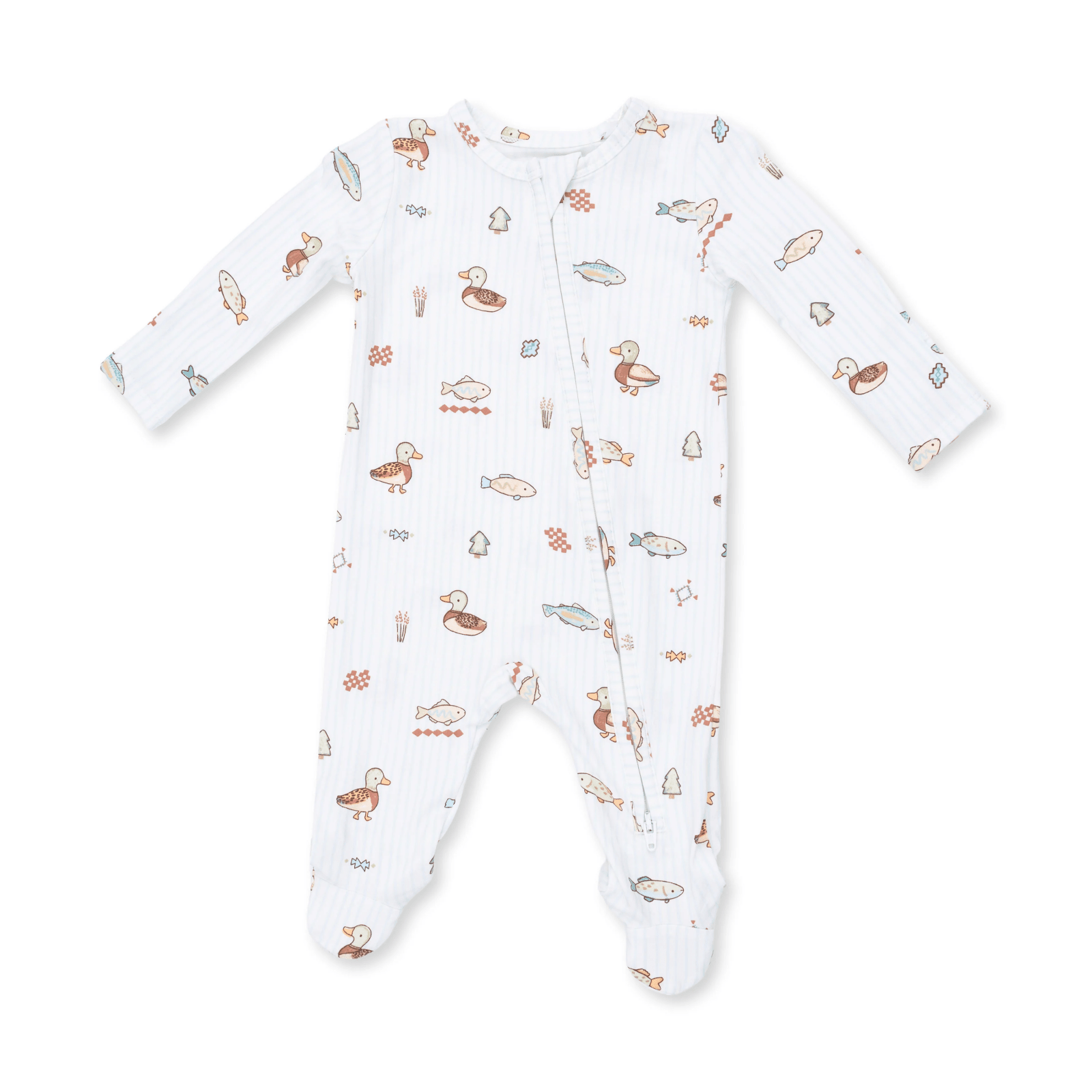 Angel Dear 2 Way Zipper Footie, Lake Cuties - Flying Ryno