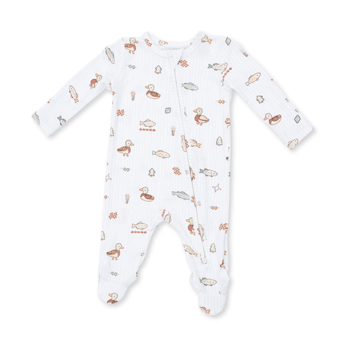 Angel Dear 2 Way Zipper Footie, Lake Cuties - Flying Ryno