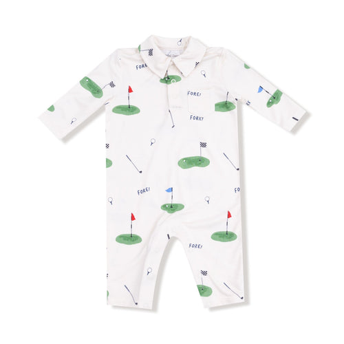 Angel Dear All Fore Golf - polo Romper - Flying Ryno