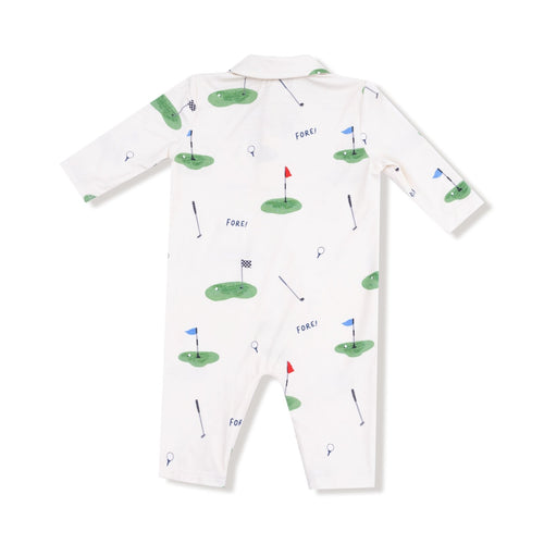 Angel Dear All Fore Golf - polo Romper - Flying Ryno