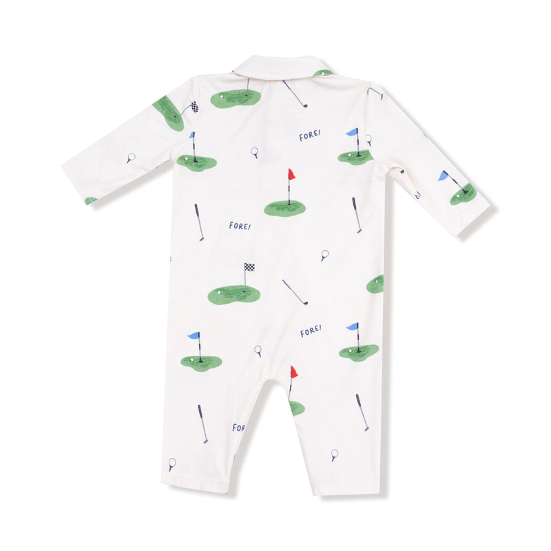 Angel Dear All Fore Golf - polo Romper - Flying Ryno