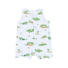 Angel Dear Alligator Blue Sleeveless Shortie Romper - Flying Ryno