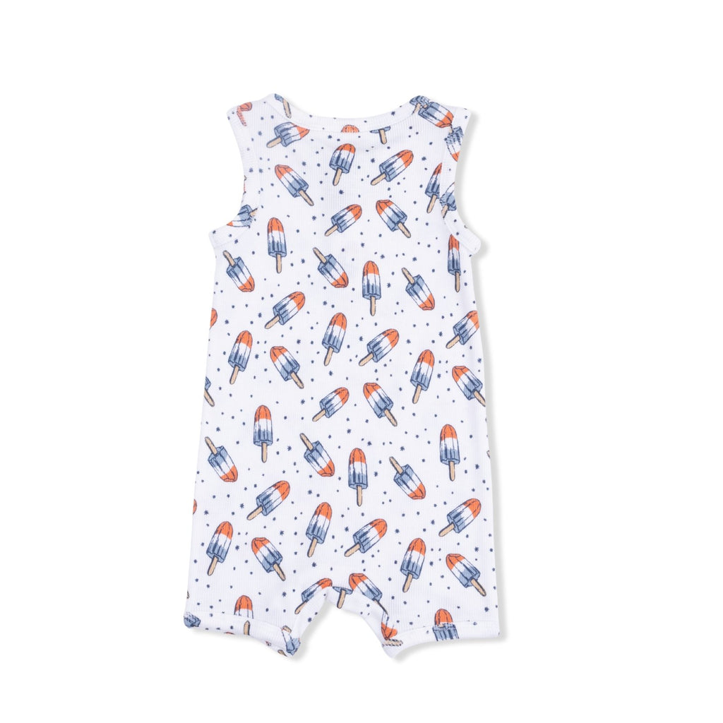 Angel Dear Astro Pop - Henley Shortie Romper - Flying Ryno
