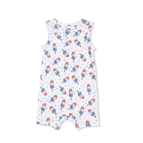 Angel Dear Astro Pop - Henley Shortie Romper - Flying Ryno