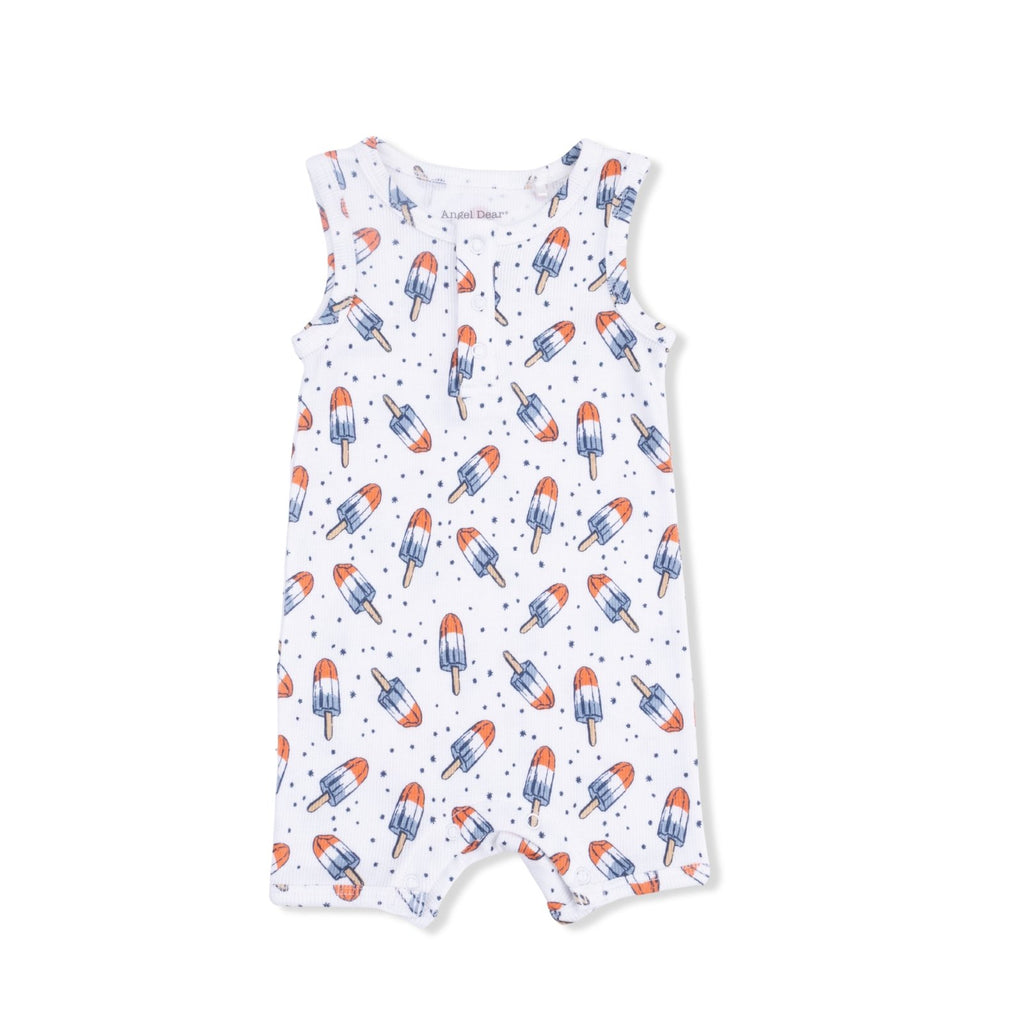 Angel Dear Astro Pop - Henley Shortie Romper - Flying Ryno