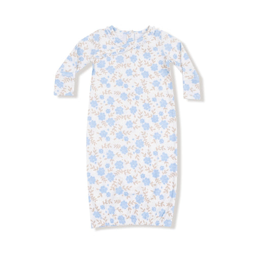 Angel dEAR Baby Blue Floral - Kimono Gown - Flying Ryno