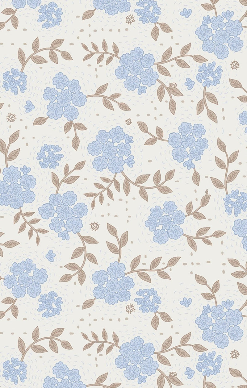 Angel dEAR Baby Blue Floral - Kimono Gown - Flying Ryno