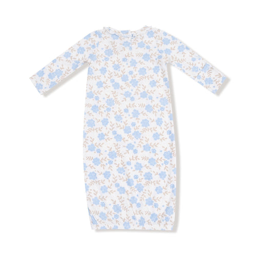 Angel dEAR Baby Blue Floral - Kimono Gown - Flying Ryno