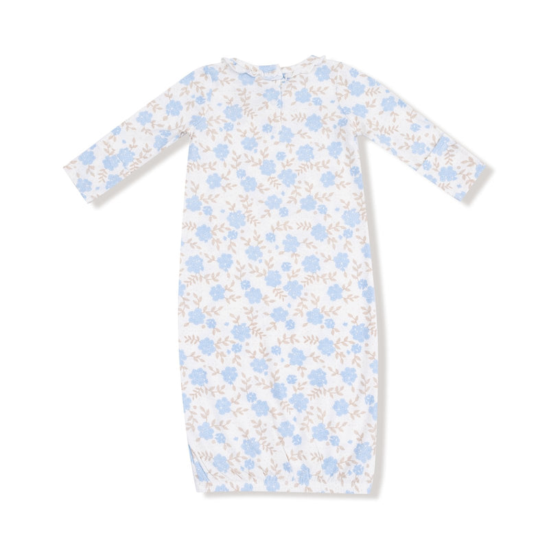 Angel dEAR Baby Blue Floral - Kimono Gown - Flying Ryno