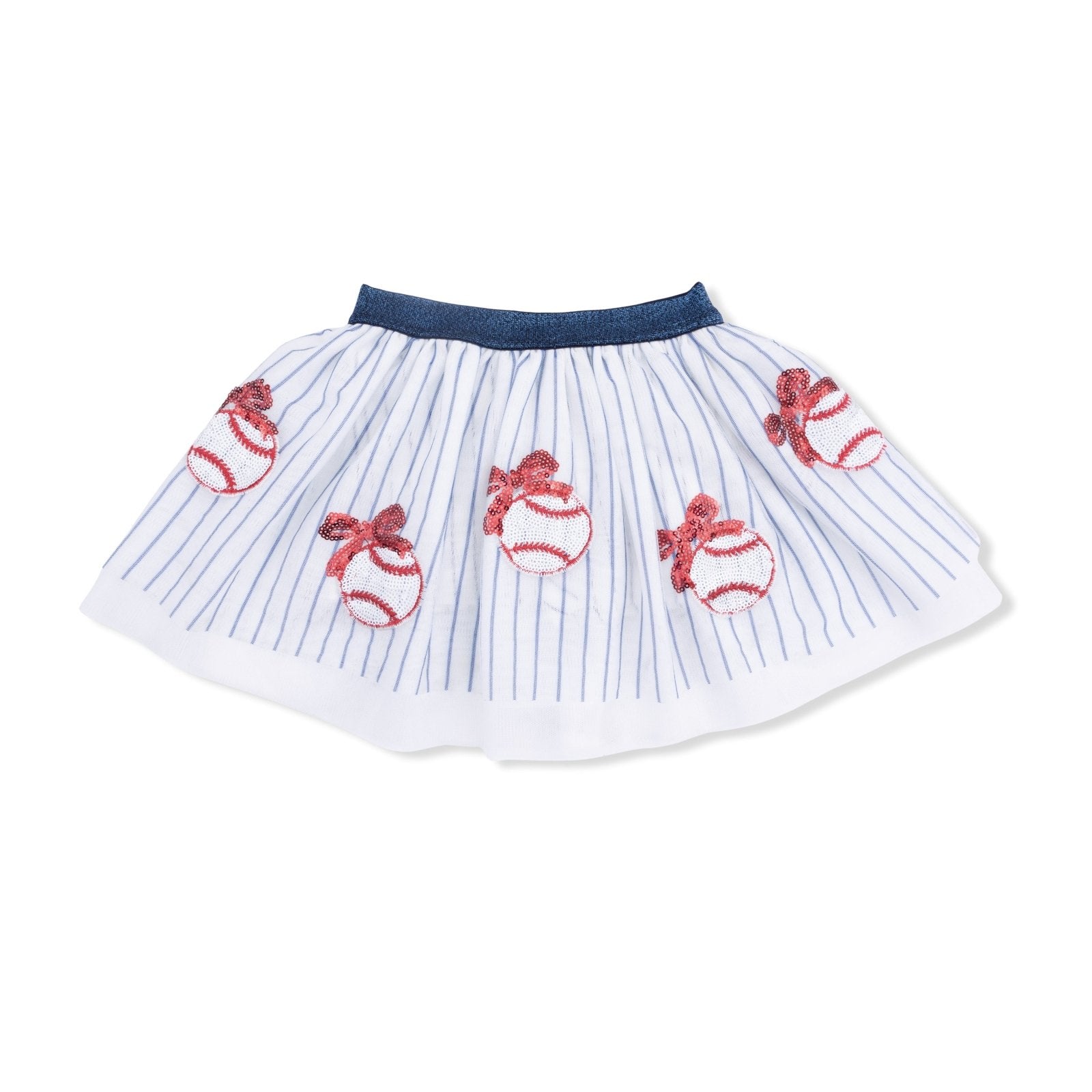 Angel Dear Baseball Stripe - Tutu Skirt With Bike Shorts - Flying Ryno