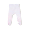 Angel Dear Basics - Multi Stripe - Pink - 2pc Longsleeve Kimono Footed Pant and Headband Set - Flying Ryno
