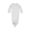 Angel Dear Basics - Stripe - Mineral - Grey/white - Knotted Gown - Flying Ryno