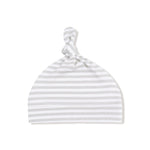Angel Dear Basics - Stripe - Mineral - Grey/white - Knotted Gown - Flying Ryno