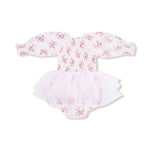 Angel Dear Belle Rosette Dot - L/s Smocked Bubble W/ Tutu - Flying Ryno