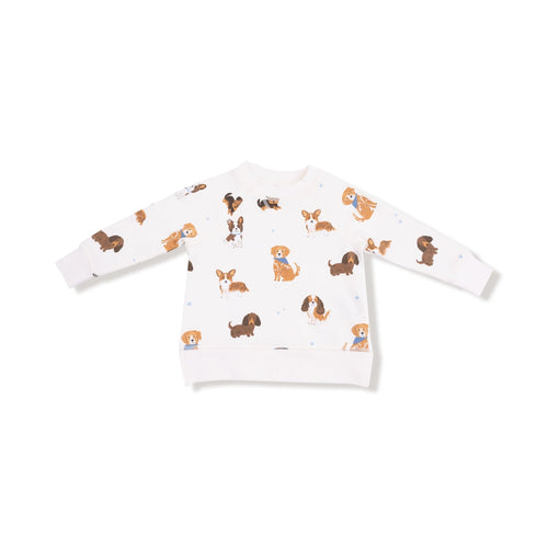 Angel Dear Best Friend Dogs - French Terry - Uni - Raglan Sweatshirt + Jogger Set - Flying Ryno