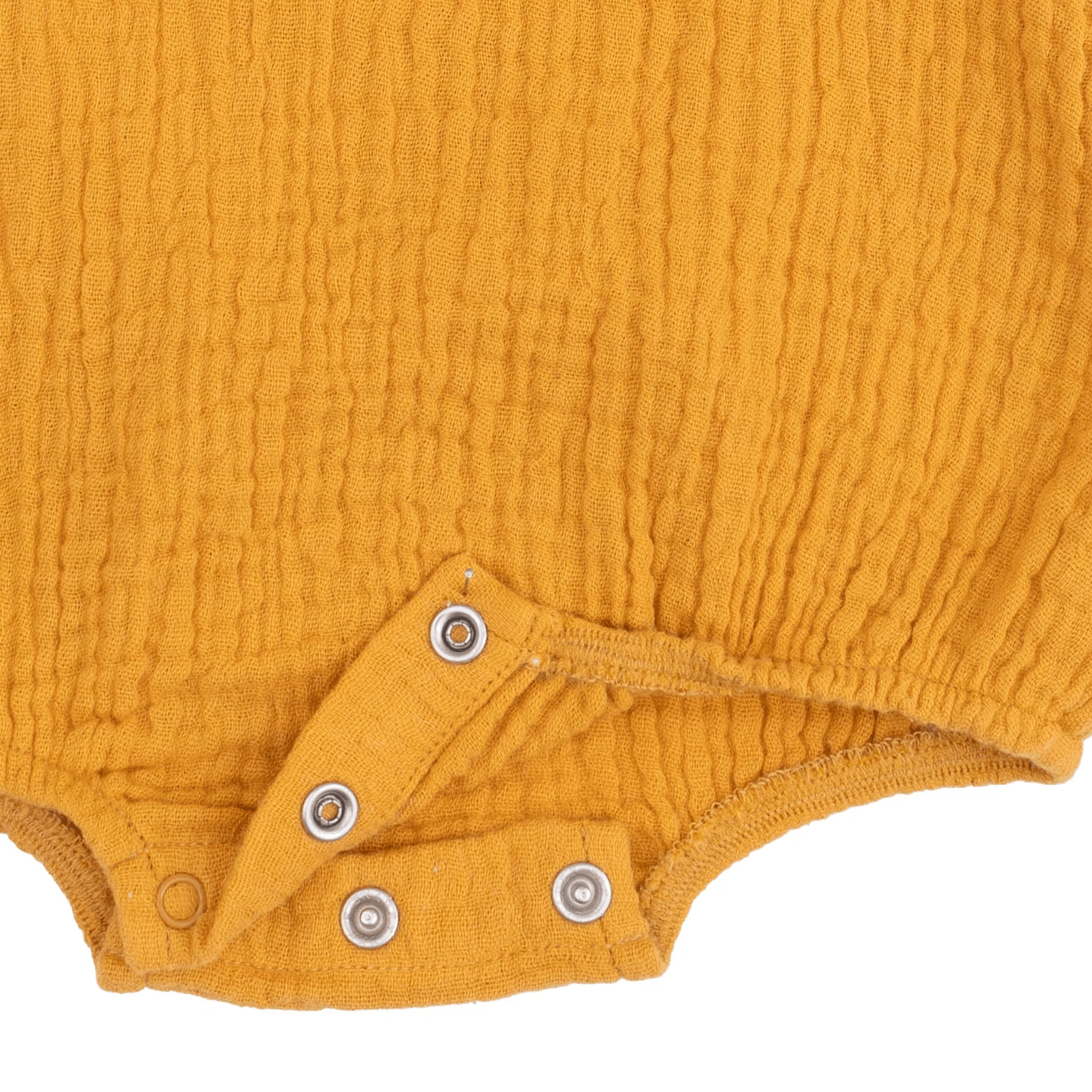 Angel Dear Bubble with Ruffle Collar, Solid Muslin Sunflower - Flying Ryno
