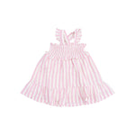 Angel Dear Candy Stripe Smocked Ruffle Sundress & Diaper Cover - Flying Ryno