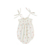 Angel Dear Cherry Stripe Tie Strap Smocked Bubble - Flying Ryno