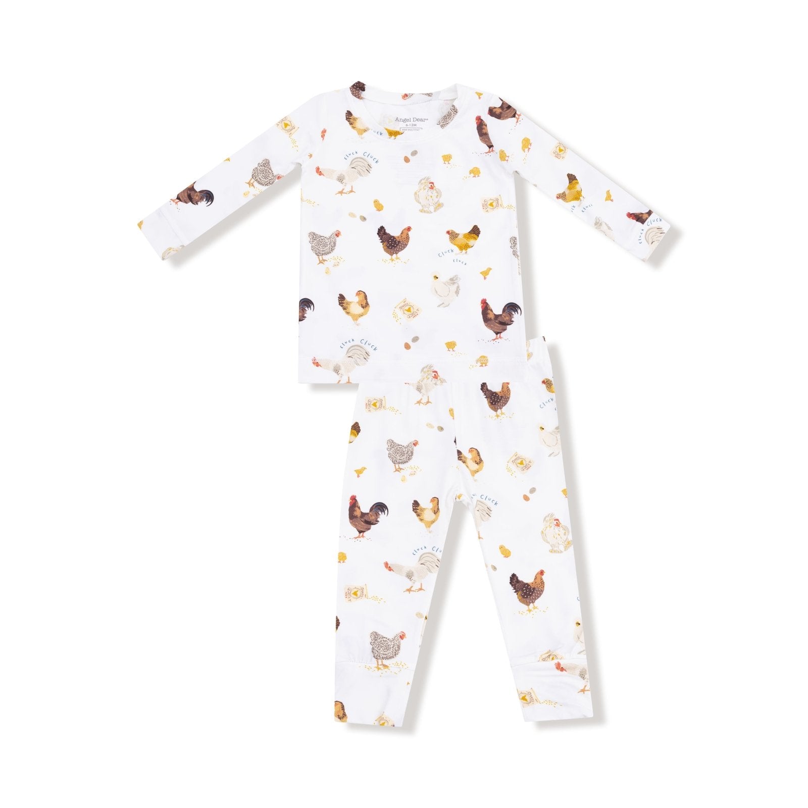 Angel Dear Collector Chickens - Unisex - Longsleeve Loungewear Set - Flying Ryno
