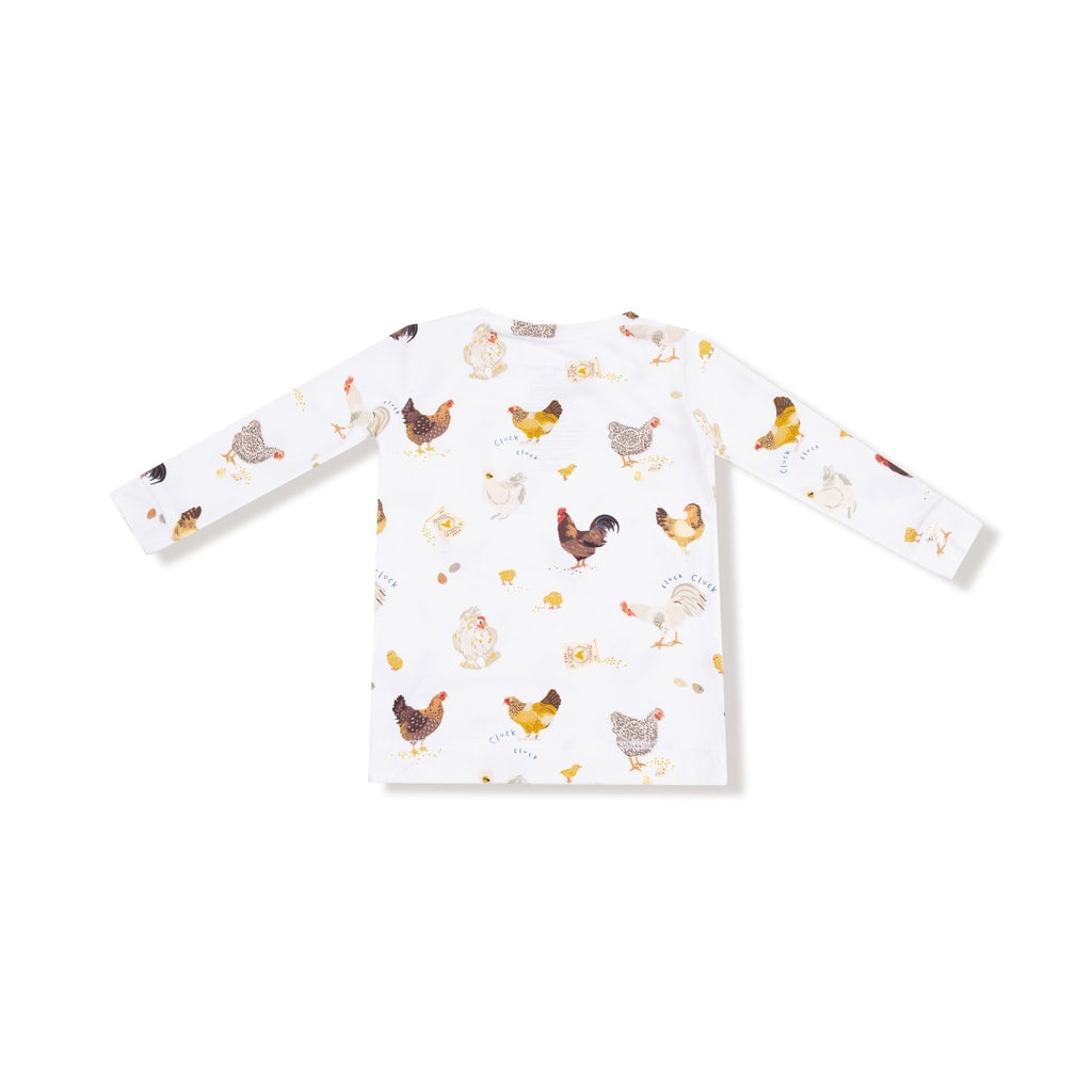 Angel Dear Collector Chickens - Unisex - Longsleeve Loungewear Set - Flying Ryno
