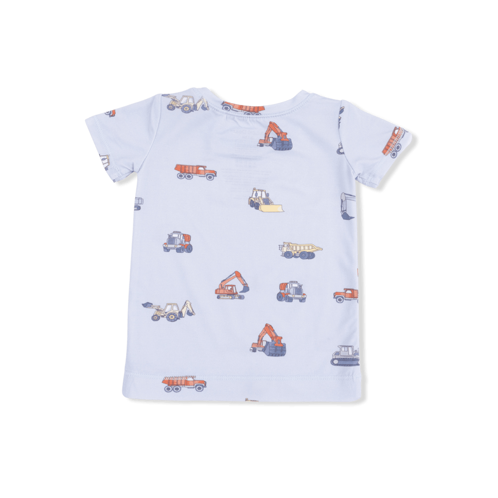 Angel Dear Construction Vehicles - Short Sleeve Loungewear Set - Flying Ryno
