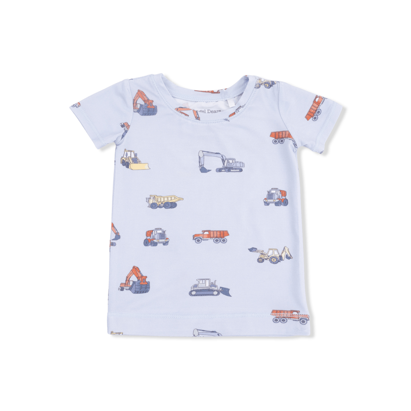 Angel Dear Construction Vehicles - Short Sleeve Loungewear Set - Flying Ryno