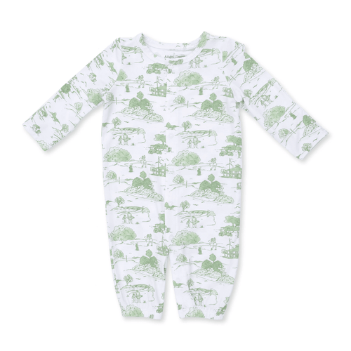 Angel Dear Convertible Gown and Beanie Hat, Golf Toile Green - Flying Ryno