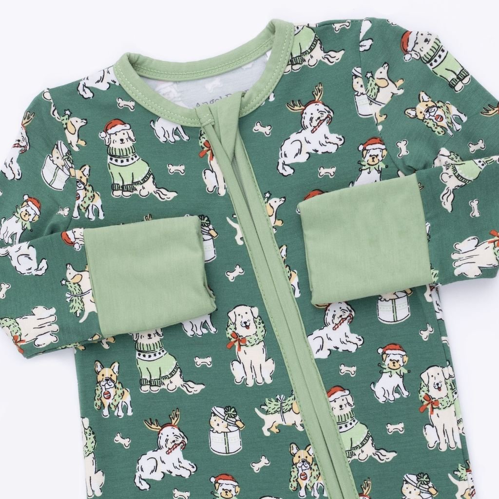 Angel Dear Convertible Romper, Christmas Dogs Uni - Flying Ryno