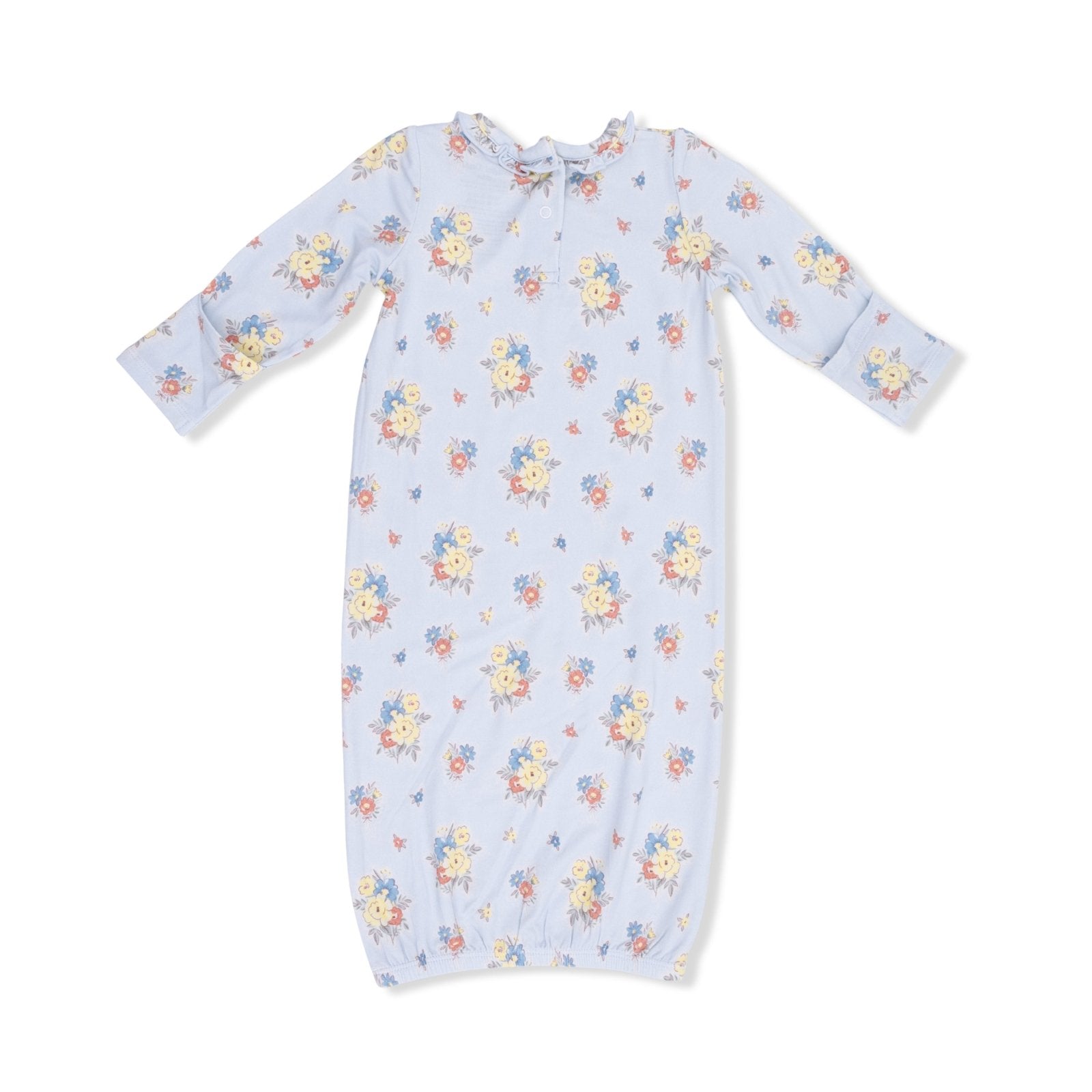 Angel Dear Country Stitch Floral - Kimono Gown & Knot Headband - Flying Ryno