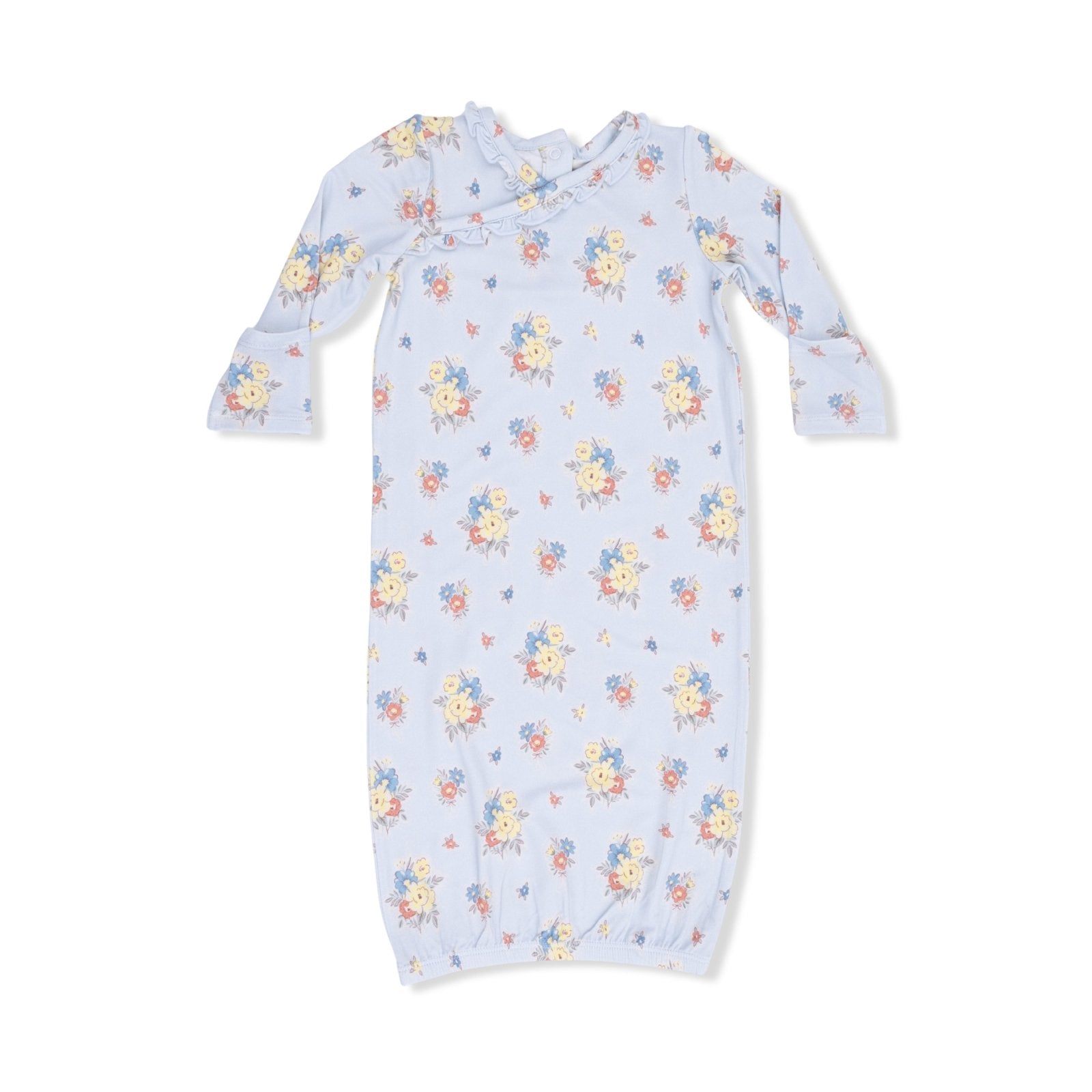 Angel Dear Country Stitch Floral - Kimono Gown & Knot Headband - Flying Ryno