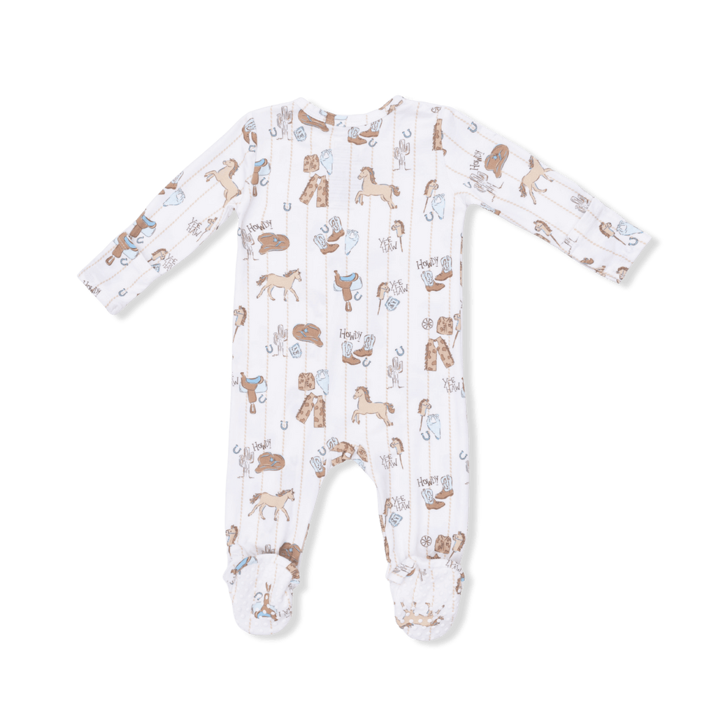 Angel Dear Cowboy Nursery - 2 Way Zipper Footie - Flying Ryno