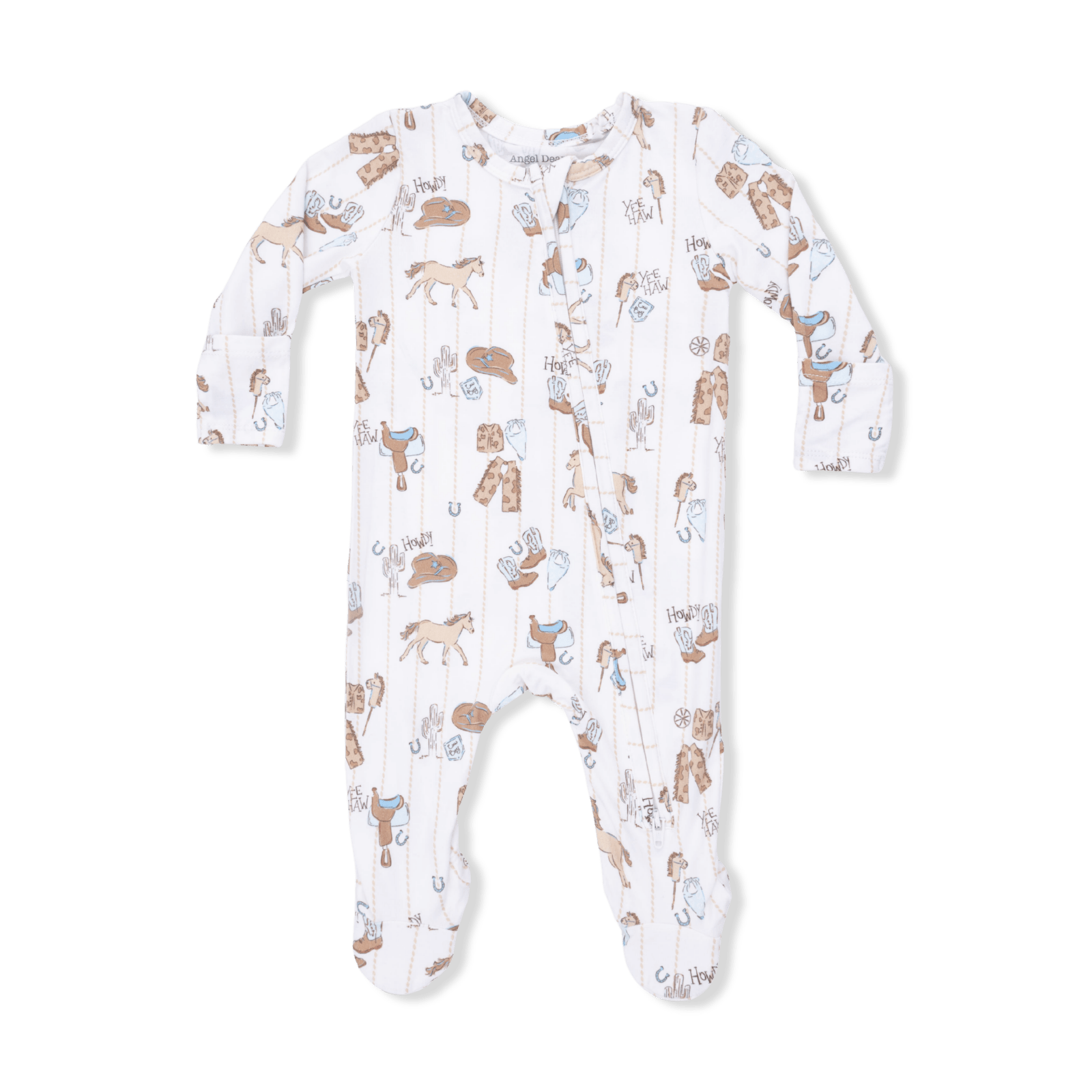 Angel Dear Cowboy Nursery - 2 Way Zipper Footie - Flying Ryno