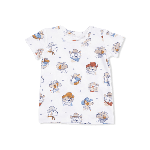 Angel Dear Cowdogs - Short Sleeve Loungewear Set - Flying Ryno