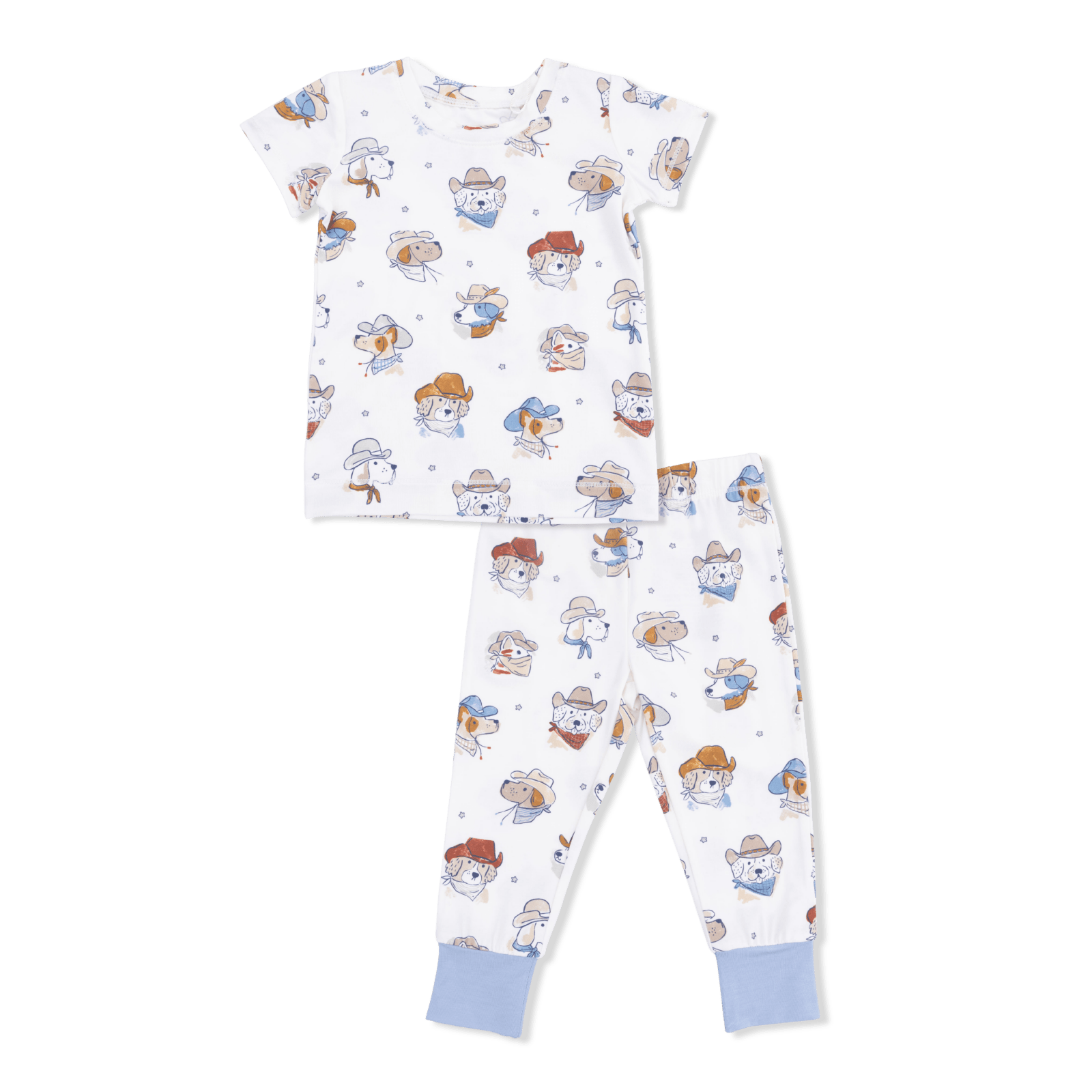 Angel Dear Cowdogs - Short Sleeve Loungewear Set - Flying Ryno