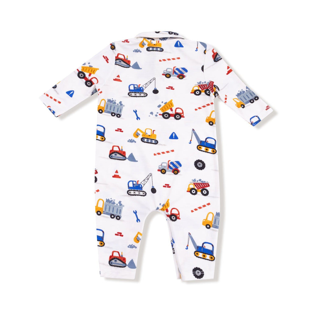 Angel Dear Crayon Construction - Polo Romper - Flying Ryno