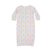 Angel Dear Fall Fruit Floral - Kimono Gown and Hat - Flying Ryno