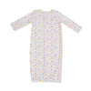 Angel Dear Fall Fruit Floral - Kimono Gown and Hat - Flying Ryno