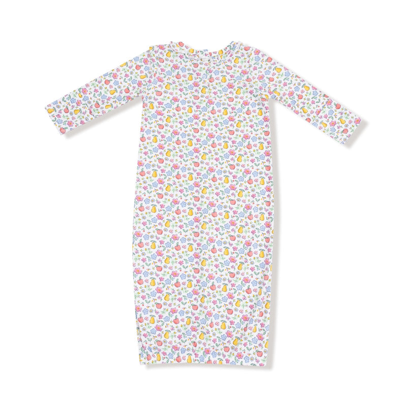 Angel Dear Fall Fruit Floral - Kimono Gown and Hat - Flying Ryno