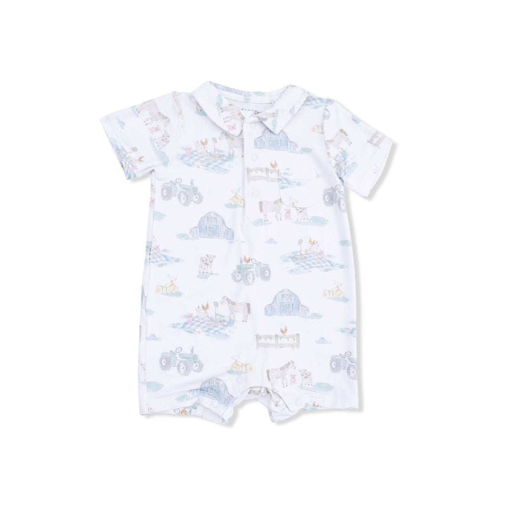 Angel Dear Farm Animal Party - Polo Shortie - Flying Ryno