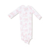 Angel Dear Farm Toile - Pink - Knotted Gown - Flying Ryno