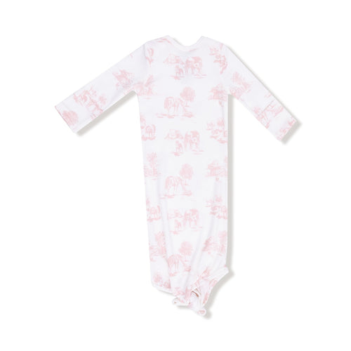 Angel Dear Farm Toile - Pink - Knotted Gown - Flying Ryno