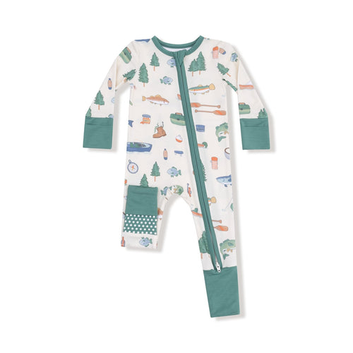 Angel Dear Fishing Things - 2 Way Zipper Romper - Flying Ryno
