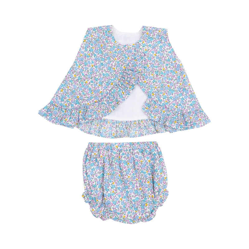 Angel Dear Flowers And Berries Ruffle Back Top & Bloomer - Flying Ryno