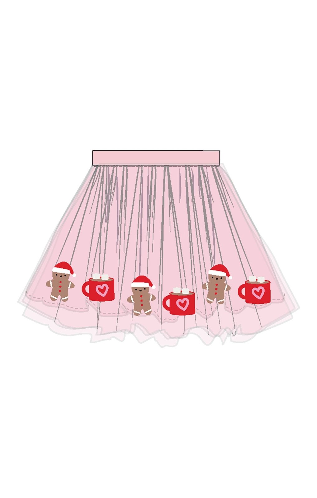 Angel Dear Gingerbread - Tutu Skirt - Flying Ryno